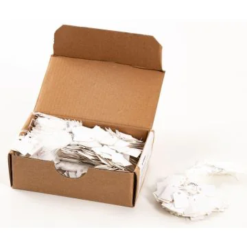 Photo HERMA 6932 : Lot de 1000 étiquettes à trou et ficelle  6932 - 15 x 24 mm