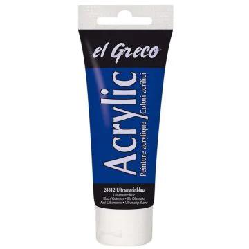 Peinture acrylique EL Greco - 75 ml - Bleu ultramarine KREUL Image