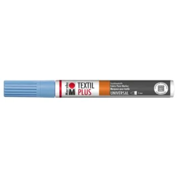 Photo MARABU TEXTIL PAINTER PLUS : Marqueur pour tissus - Bleu clair