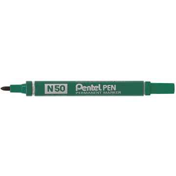 PENTEL : Marqueur permanent N50 - Vert - N50-DE