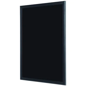 Photo Tableau noir - Cadre noir - 1200 x 900 mm BI-OFFICE Exemple