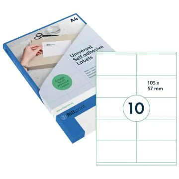 Étiquettes adhésives - 105 x 57 mm RILLPRINT Lot de 1000