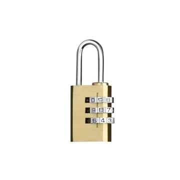 Photo Cadenas en laiton Code 3 chiffres - 20 mm WONDAY