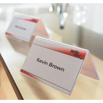 Photo SIGEL : Lot de 5 présentoirs de table - 240 x 90 mm TA130