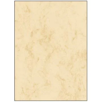 Photo SIGEL T1081 Feuilles marbrées - Format A4 - Beige