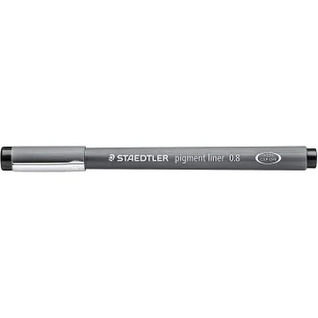 photo Stylo feutre Fineliner 308 - Noir 0,80 mm : STAEDTLER (308 08-9)