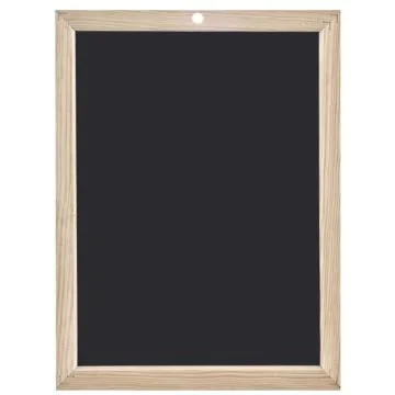 Ardoise noire cadre en bois - 300 x 450 mm WONDAY Photo