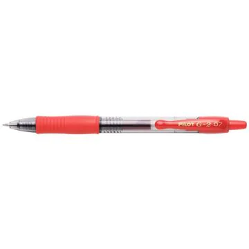 Stylo roller à encre gel G-2 07 - Rouge : PILOT Visuel