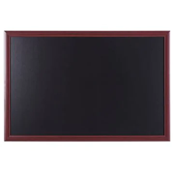 Tableau noir - Cadre Merisier - 900 x 600 mm : BI-OFFICE Photo