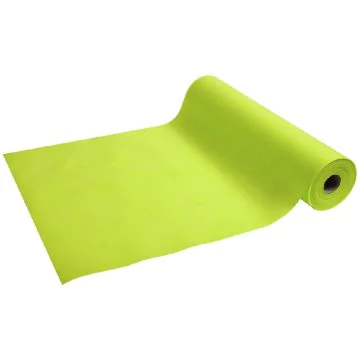 Chemin de Table - 40 x 120 cm - Vert Kiwi COGIR Spunbond Rouleau de 24 M