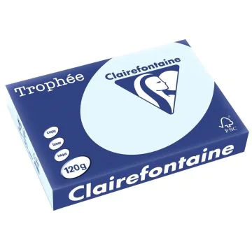 Ramette de papier Trophée de 250 feuilles A3 120g - Bleu : CLAIREFONTAINE Image