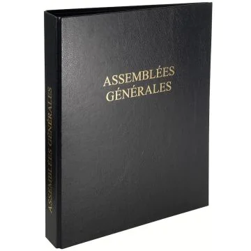REGISTRE ASSEMBLEE GENERALE 100 Feuillets