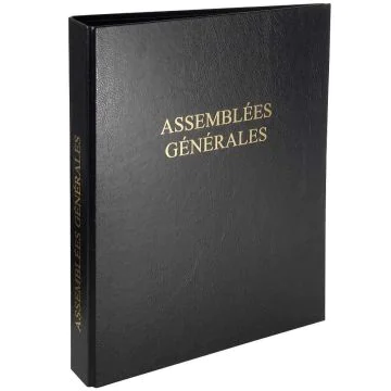 Registre des Assemblées Générales Livre AG100 Modèle