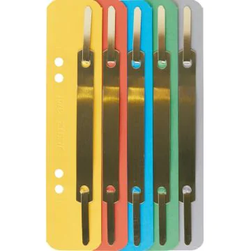 Photo Relieur à lamelles pour dossier en carton - Couleurs Assorties : LEITZ Lot de 250 - 3701-00-99