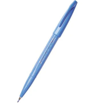 Stylo feutre Sign Pen SES15 - Bleu Clair : PENTEL ARTS