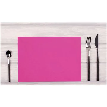 Lot de 100 Sets de Table non tissés - Fuchsia COGIR Image