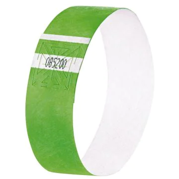SIGEL : 120 bracelets d'identification Super Soft EB212 - Vert - Uni