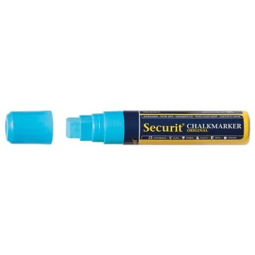 Marqueur à Craie Liquide 7 - 15 mm - Bleu : SECURIT marqueur