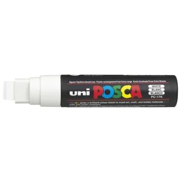 Marqueur peinture Posca PC 17K - Blanc : UNI-BALL photo