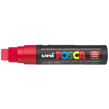 Marqueur peinture Posca PC 17K - Rouge : UNI-BALL photo