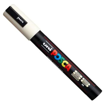 Marqueur peinture Posca PC 5M - Ivoire : UNI-BALL photo