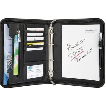WEDO : Serviette-classeur A5 en simili-cuir Elégance 585101