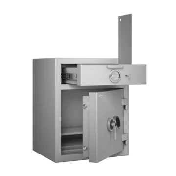 Coffre de dépôt de fonds - Classe 2 - Serrure électronique - HARTMANN Zephir Dépôt 1402