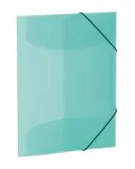 Chemise à élastiques A3 en PP translucide - Turquoise HERMA image