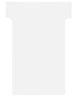 Fiches T - Indice 2 / 60 mm - Blanc : NOBO Lot de 100 visuel