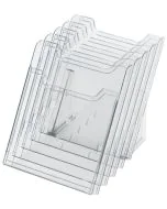 EXACOMPTA 60258 : Porte-documents de table - A4 vertical - Cristal