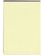 Bloc-notes - Feuilles quadrillées Jaune 5700E EXACOMPTA