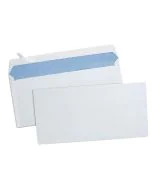 Photo Lot de 500 Enveloppes autocollantes sans fenêtre DL - 110 x 220 mm : GPV 502