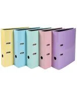 Photo Classeur à levier pour A4 - Dos de 80 mm - Assortiment EXACOMPTA Aquarel Image