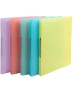 Photo Classeur souple - 2 anneaux de 15 mm - Assortiment EXACOMPTA Chromaline Pastel