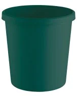 Photo Corbeille à papier de 18 L - Plastique recyclé - Vert HELIT The Green German