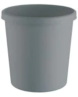 Photo Corbeille à papier de 18 L - Plastique recyclé - Gris Clair HELIT The Green German