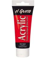 Peinture acrylique EL Greco - 75 ml - Rouge KREUL tube