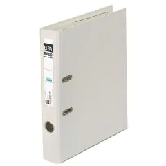 Classeur à levier en PVC - Dos 50 mm - Blanc ELBA Rado Plast Image