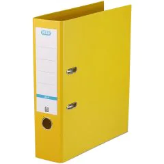 Classeur à levier en PP - Dos 80 mm - Jaune : ELBA Smart Pro+ Modèle