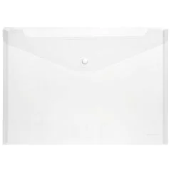 Pochette Enveloppe A4 bouton-pression - Transparente HERLITZ