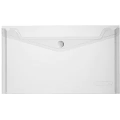 Pochette Enveloppe DL bouton-pression - Blanc Transparent HERLITZ photo