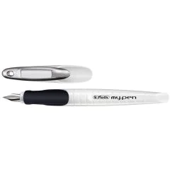 Image Photo Stylo plume My Pen - Gaucher - Blanc / Noir HERLITZ 10999795