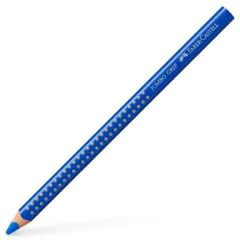 Crayon de couleur Jumbo GRIP - Bleu Cobalt : FABER CASTELL Visuel