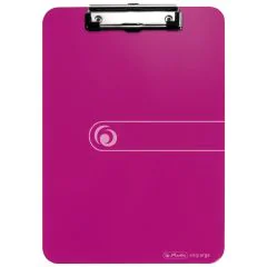 Porte-bloc en plastique opaque Fuchsia - Format A4 HERLITZ Photo