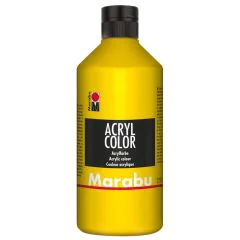 Peinture Acrylique - 500 ml - Jaune MARABU Acryl Color