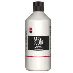 Peinture Acrylique - 500 ml - Blanc MARABU Acryl Color