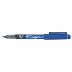 Stylo feutre V Sign Pen - Bleu : PILOT Visuel