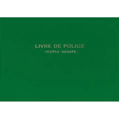 Elve 14172 Registre Bijoutier Achats/Ventes OR Livre de police métaux précieux
