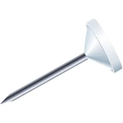 EXACOMPTA : Epingles unies à tête plate - Blanc 14500E photo