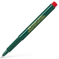 Stylo feutre Finepen 1511 - Rouge : FABER CASTELL Image